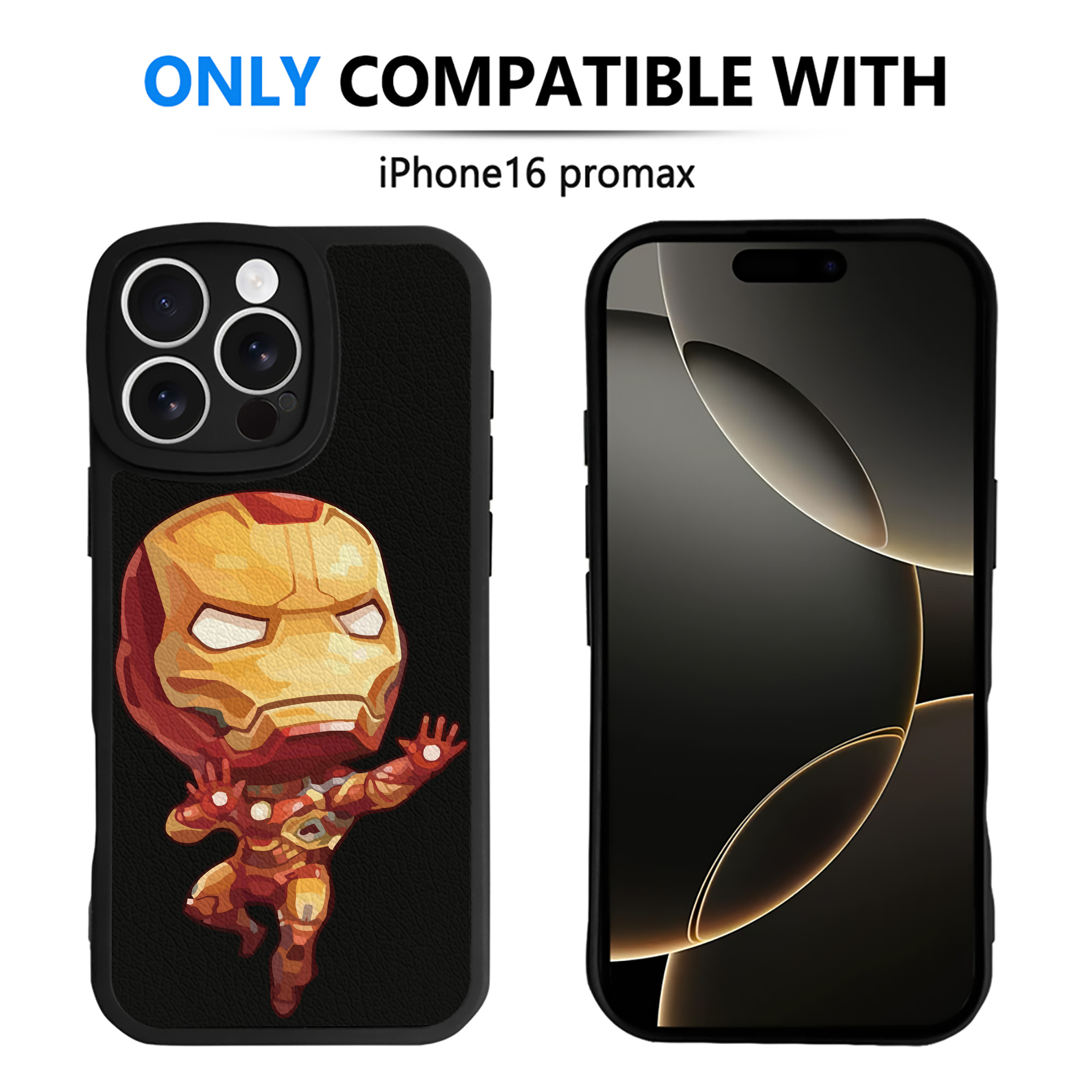 （画像用） アベンジャーズ The Avengers 【iPhone 16シリーズ対応】シリコンスマホケース（レザー調） 材質：シリコン